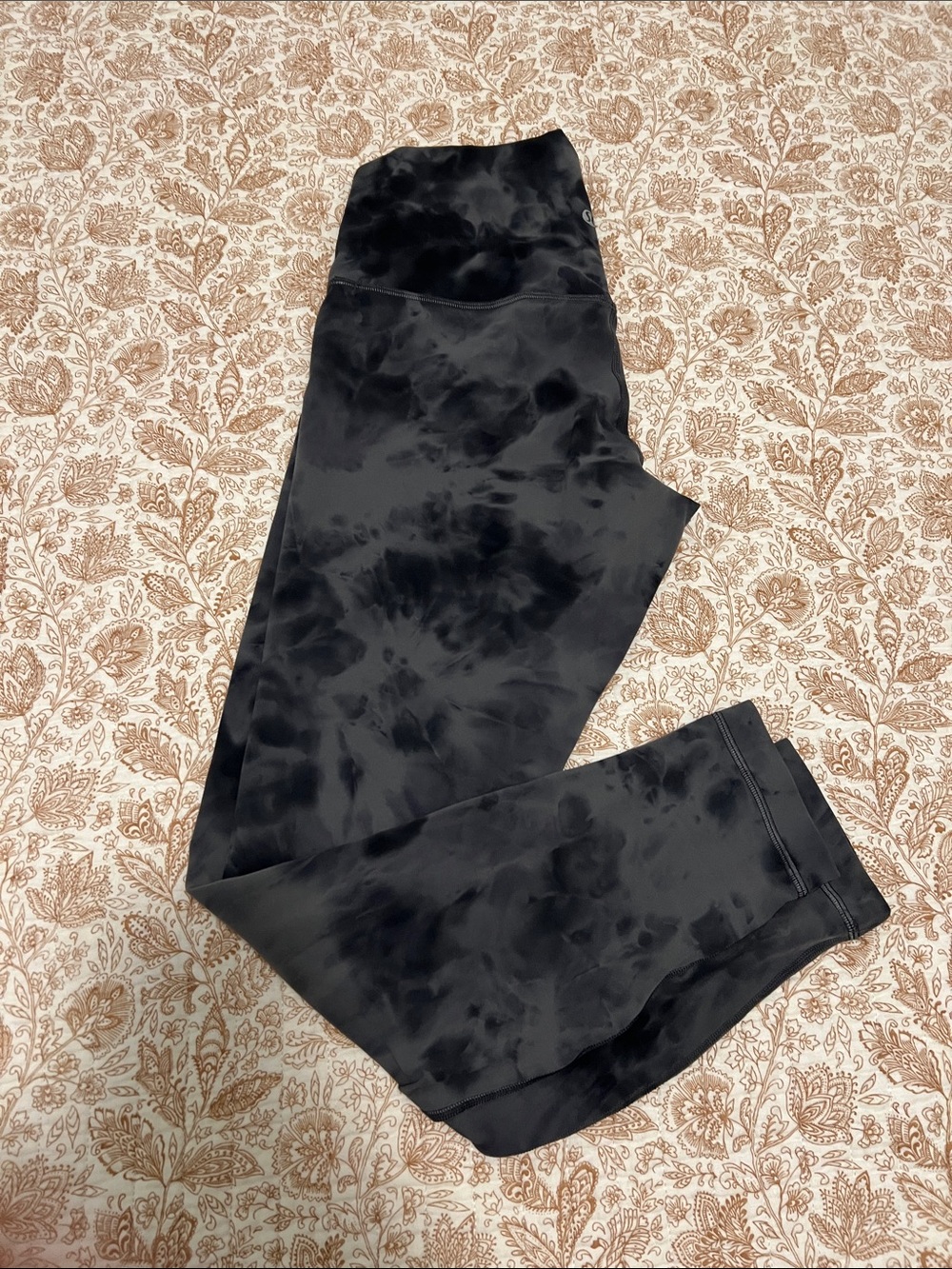lululemon athletica Black Tie-Dye women Leggings